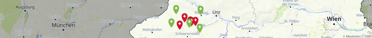Map view for Pharmacies emergency services nearby Sankt Georgen bei Grieskirchen (Grieskirchen, Oberösterreich)